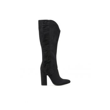 Botine dama - 590486210406537 - Piele ecologica - Negru