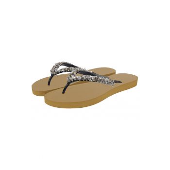 Papuci flip-flop cu margele Classic Aby