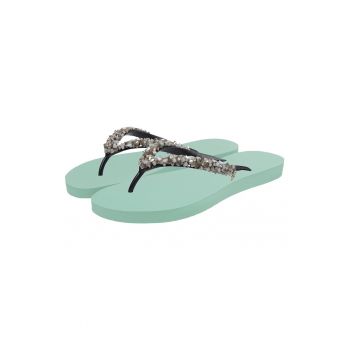 Papuci flip-flop cu margele Classic Aby