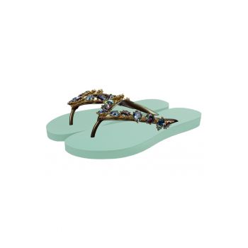 Papuci flip-flop cu strasuri Alexia