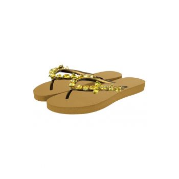 Papuci flip-flop cu strasuri Amalia