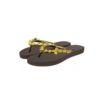 Papuci flip-flop cu strasuri Amalia