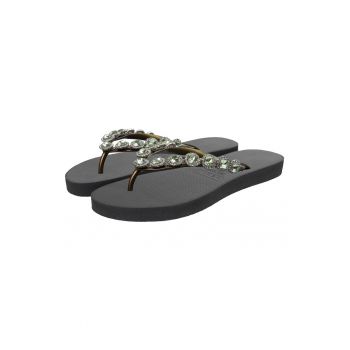 Papuci flip-flop cu strasuri Beatrix