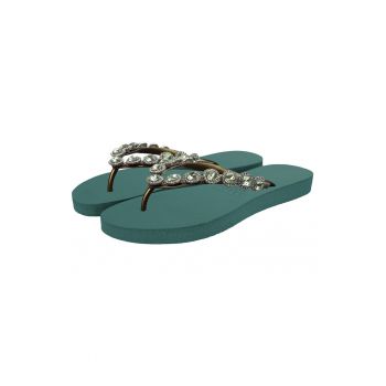 Papuci flip-flop cu strasuri Beatrix