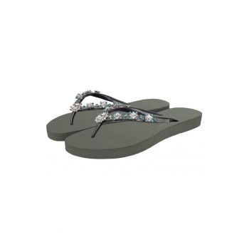 Papuci flip-flop cu strasuri Dolce Chrystal