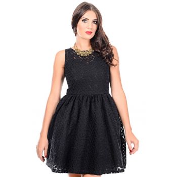 Rochie mini evazata - fara maneci