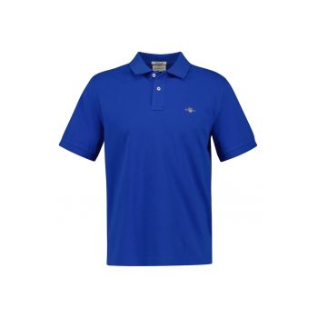 Tricou polo din bumbac pique Shield