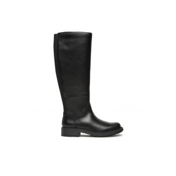 Cizme dama 302914760 - Piele naturala - Negru