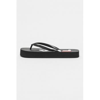 Papuci flip-flop cu logo Troy Zeppa