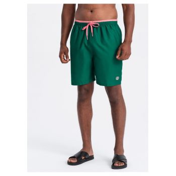 Ombre Clothing Pantaloni scurti pentru barbati Costume de baie Lisumbu verde inchis