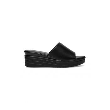 Slapi dama - 590559 - Piele naturala - Negru