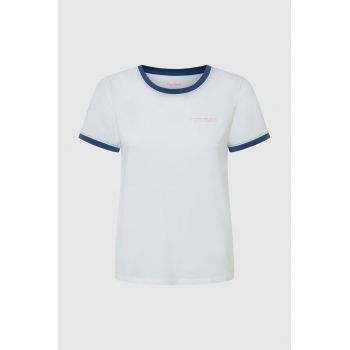 Tricou slim-fit cu logo