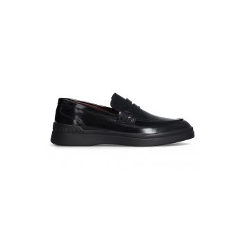 Pantofi loafer de piele lacuita