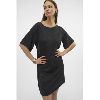 Rochie scurta lejera din lurex