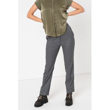 Pantaloni eleganti cu buzunare oblice