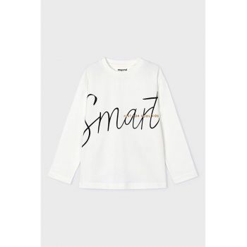 Bluza de bumbac cu text