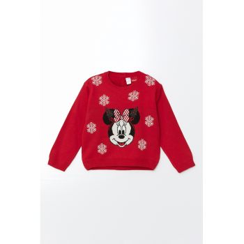 Pulover cu model Minnie Mouse