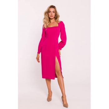 Rochie cu slit inalt pe picior -