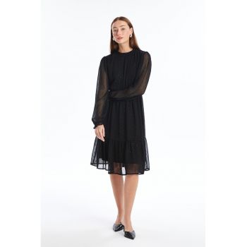 Rochie midi evazata