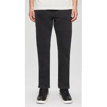 Blugi barbati Rick - croiala Slim Fit - talie medie - Negru