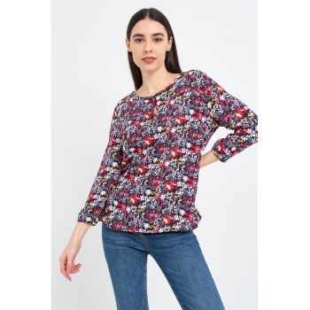 Bluza cu imprimeu floral