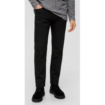 Pantaloni barbati Nelio - cu talie medie si croiala Slim Fit - Negru - W29 L32