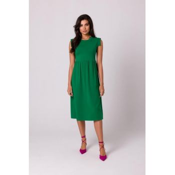 Rochie midi din bumbac -