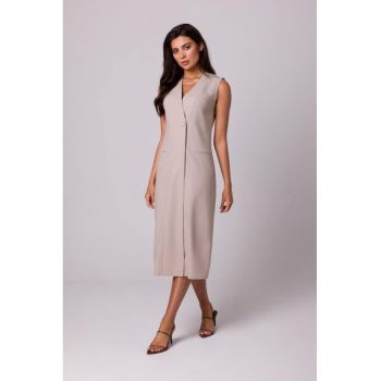 Rochie simpla midi fara maneci -