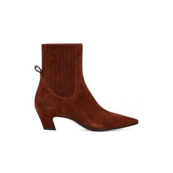 Botine Chelsea de piele intoarsa