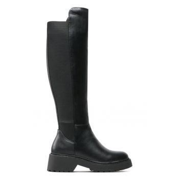 Cizme dama - 300897 - Piele ecologica - Negru