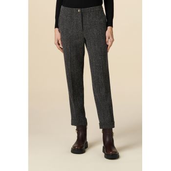 Pantaloni conici cu buzunare oblice