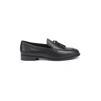 Pantofi loafer de piele cu canafi