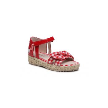 Espadrile fete - 208243353 - Piele ecologica - Rosu