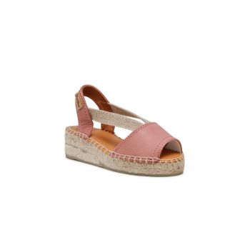 Espadrile fete - 300198544 - Piele naturala - roz