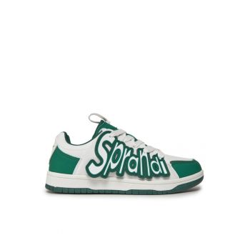 Pantofi copii - 29640 - Sintetic - Verde/Alb