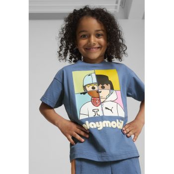 Tricou de bumbac cu imprimeu Playmobil