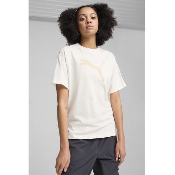 Tricou relaxed fit cu logo