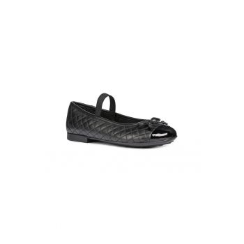 Espadrile baieti - Jr Plie' - Piele naturala - Negru