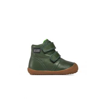 Ghete baieti - 303278373 - Verde - Piele naturala