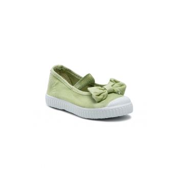 Pantofi fete - 208504133 - Verde - Textil