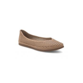 Balerini dama - 437949 - Piele naturala - Bej