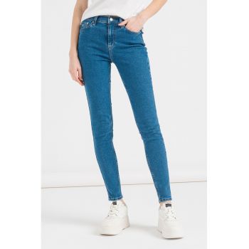 Blugi skinny cu talie medie Nora