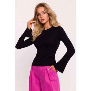 Bluza cu maneci lungi si evazate -