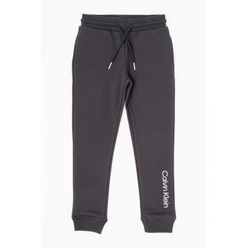 Pantaloni de trening din bumbac cu buzunare laterale