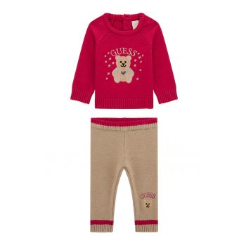 Set de pulover cu maneci raglan si pantaloni