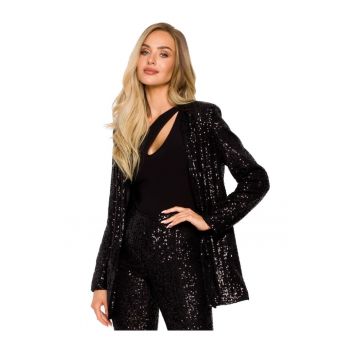 Blazer dama - Made of Emotion - Meeno - neagra