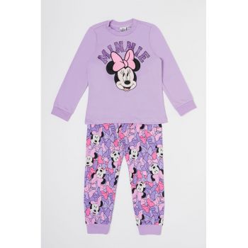 Pijama de bumbac cu Minnie Mouse