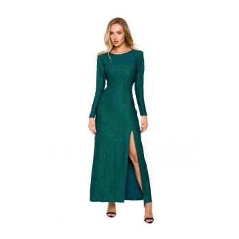 Rochie maxi dama - Made of Emotion - Sherab - smarald