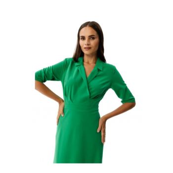 Rochie midi dama - Bohodawc - verde deschis