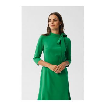 Rochie midi dama - Gwalchakin - verde deschis